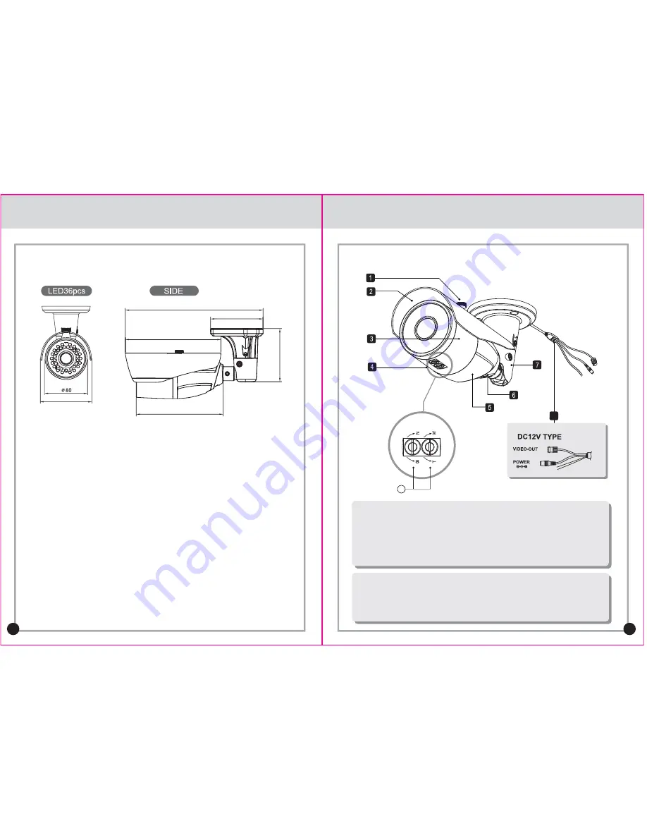 Cam Scan CS-IRV7950-EX Instruction Manual Download Page 4