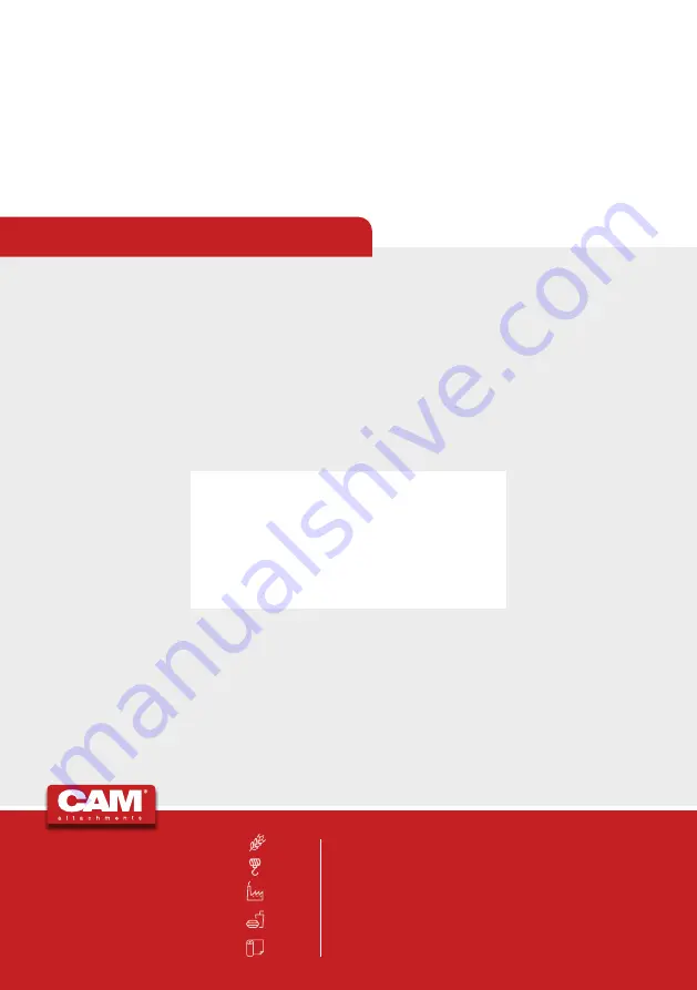 cam SHP Series Operating Manual Download Page 36