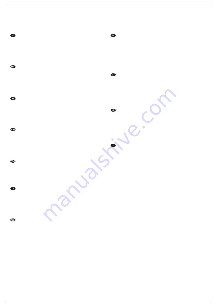 Camargue ALVSBORG 150 Installation Manual Download Page 2