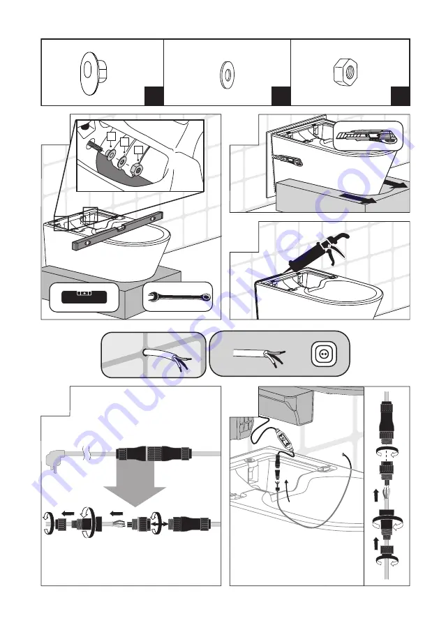 Camargue Moderno E-Clean 92102/2 Installation Instructions Manual Download Page 61