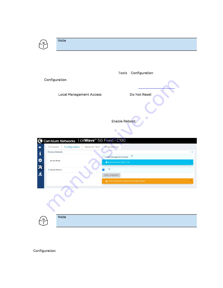 Cambium Networks cnWave 5G Fixed Скачать руководство пользователя страница 48