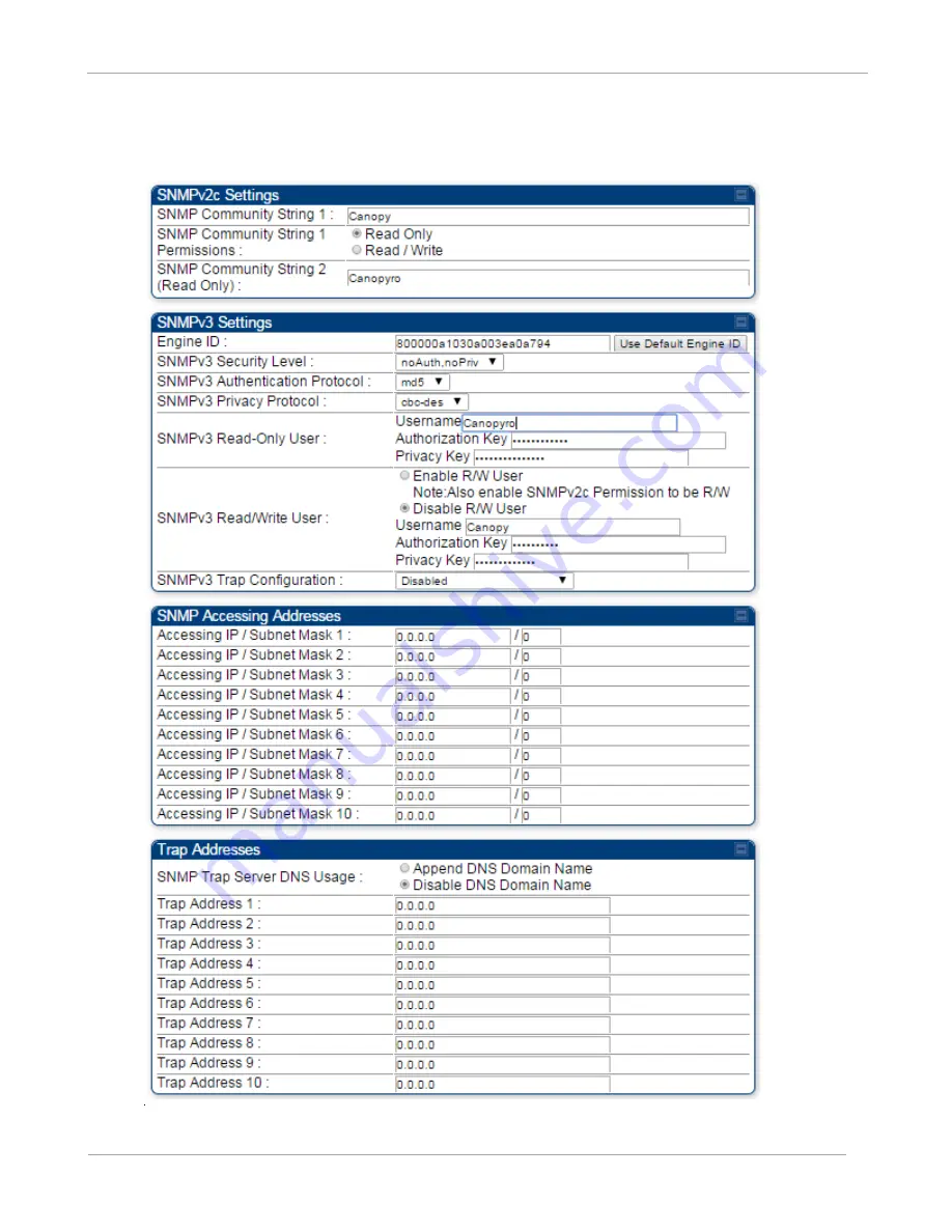 Cambium PTP 450 Configuration And User'S Manual Download Page 125