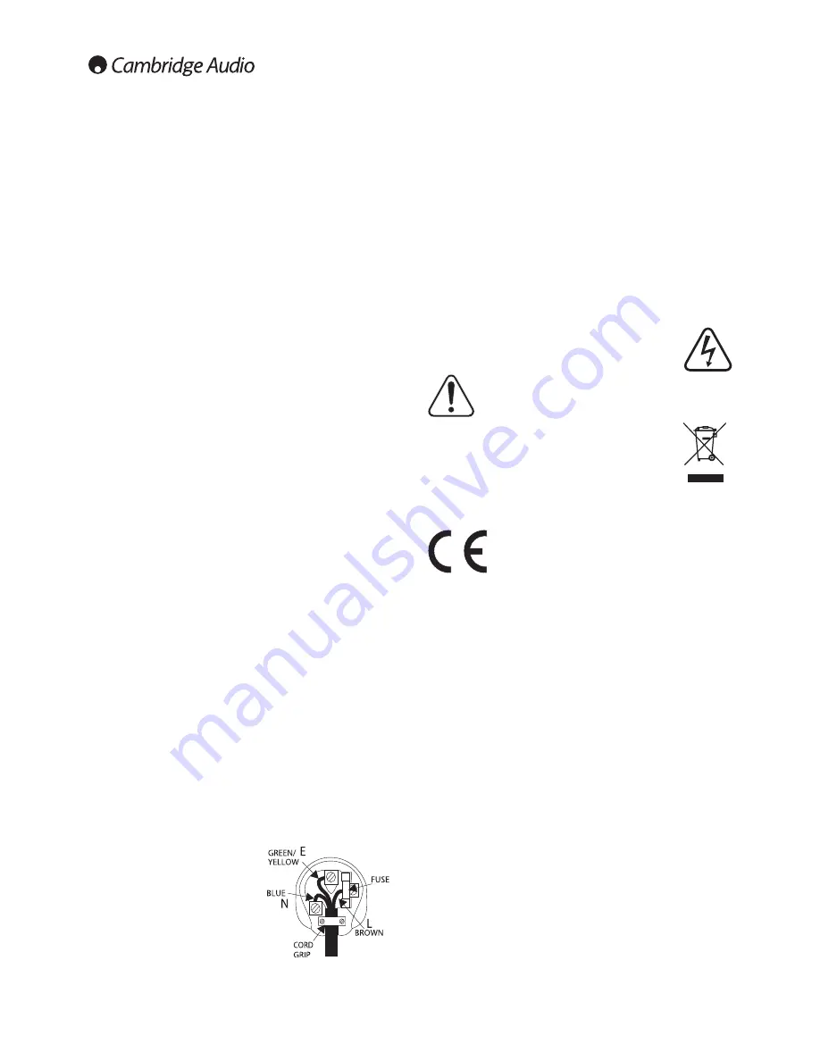 Cambridge Audio 640Razur User Manual Download Page 4