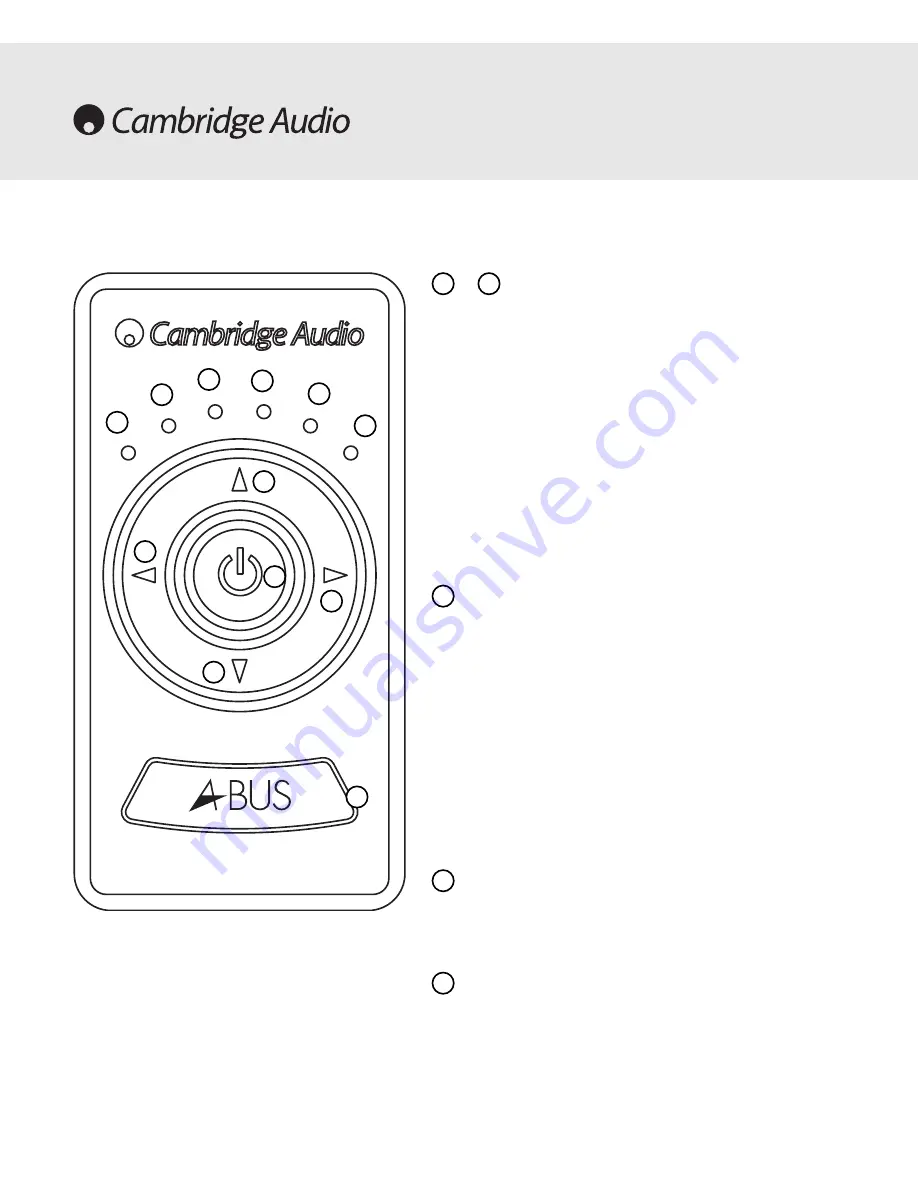 Cambridge Audio A-BUS Table-Top Keypad Incognito BK10 Installation Manual Download Page 12