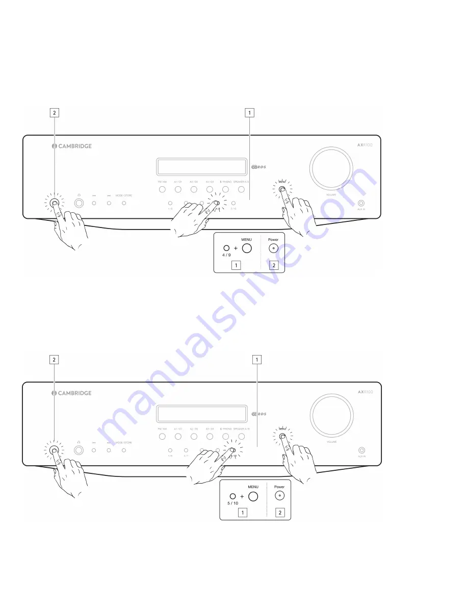 Cambridge Audio AXR85/100 User Manual Download Page 23