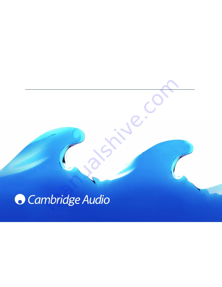 Cambridge Audio Azur 340T User Manual Download Page 1