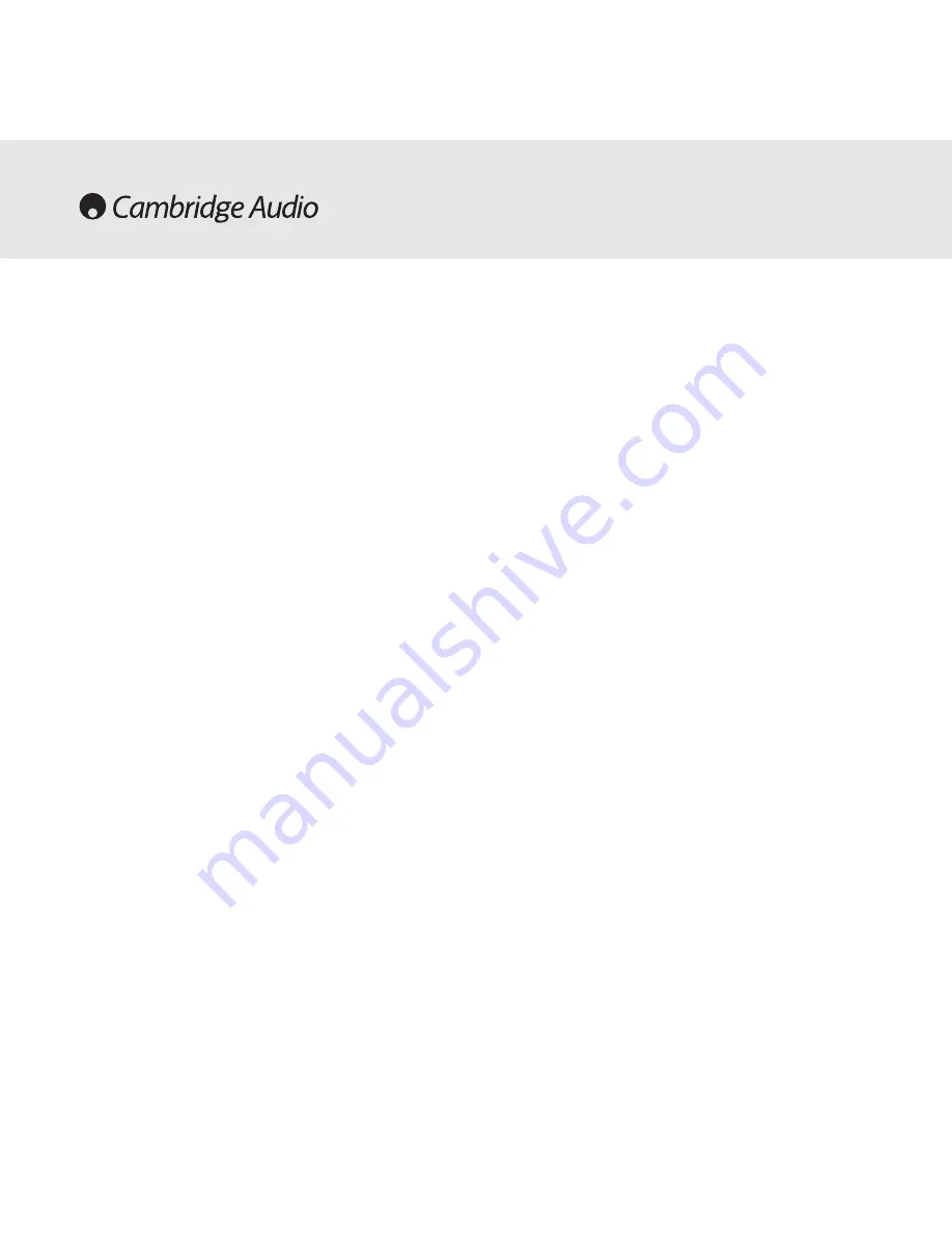 Cambridge Audio KP10 Installation Manual Download Page 8