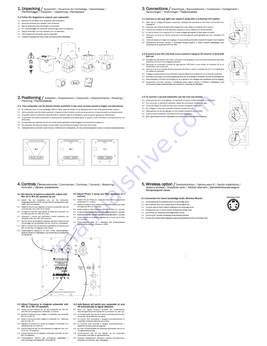 Cambridge Audio minx min 11 Скачать руководство пользователя страница 6