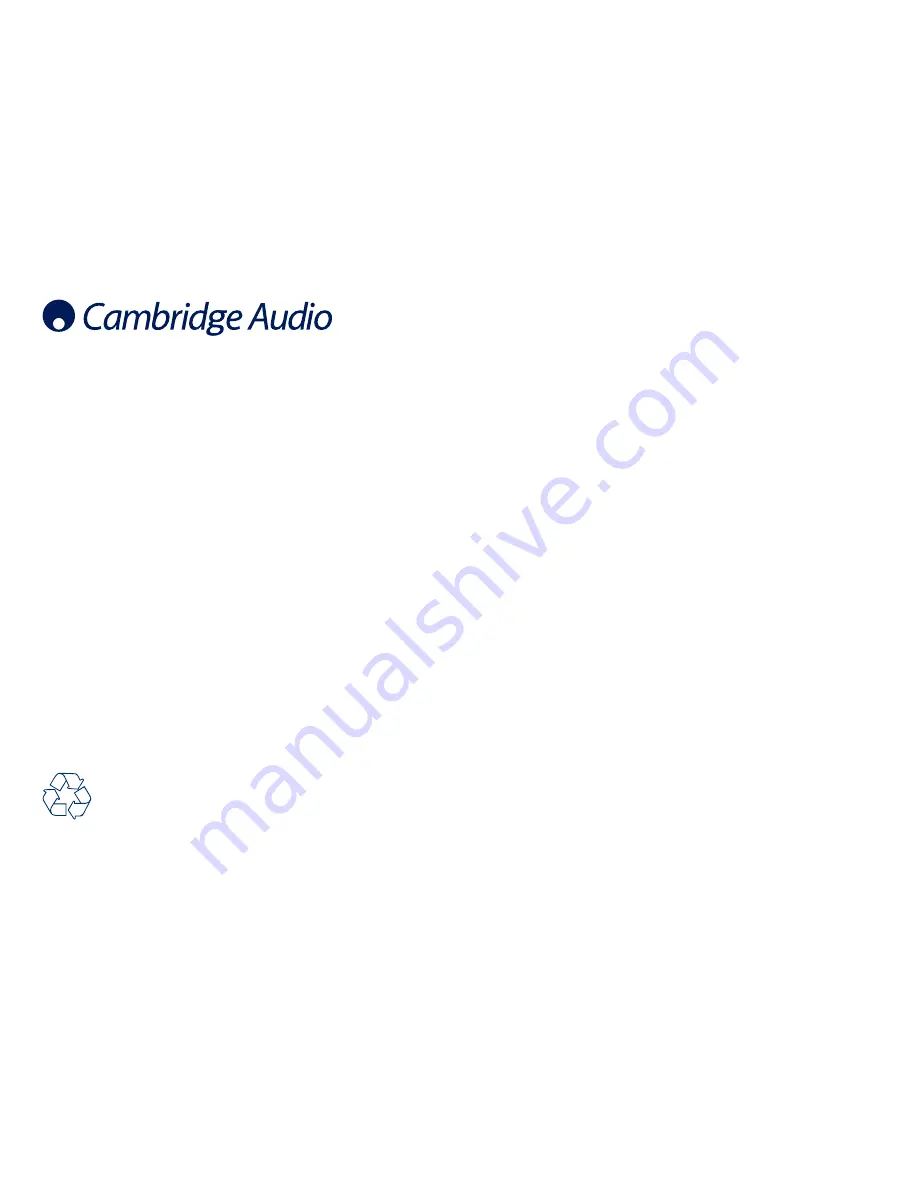 Cambridge Audio Sirocco S70 Installation Manual Download Page 12