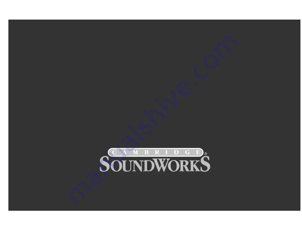 Cambridge SoundWorks MegaWorks THX 250D Скачать руководство пользователя страница 11