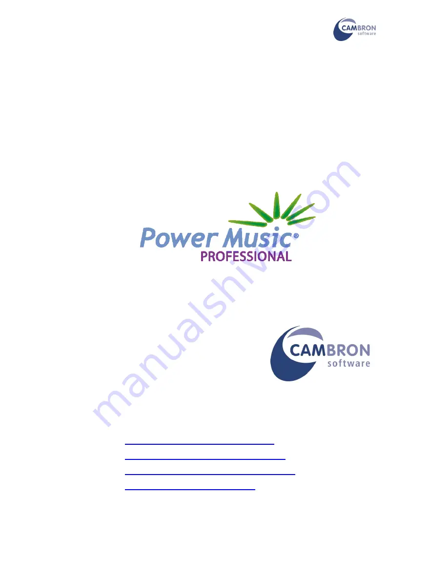 CAMBRON MusicOne Stick User Manual Download Page 8