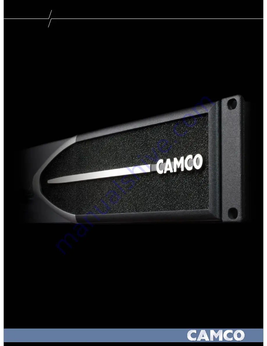 Camco Amplifier Brochure Download Page 1