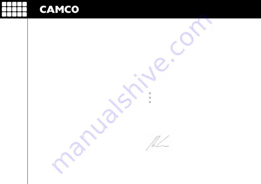 Camco D-POWER 4 User Manual Download Page 6