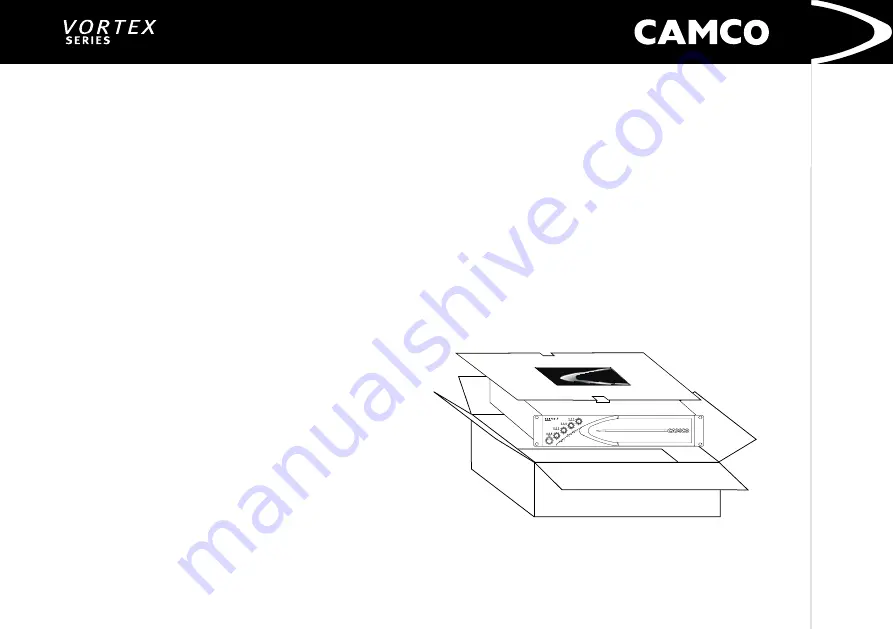 Camco VORTEX 3 QUADRO User Manual Download Page 8