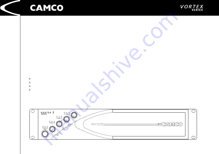 Camco VORTEX 3 QUADRO Скачать руководство пользователя страница 9