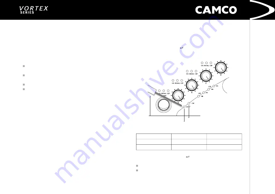 Camco VORTEX 3 QUADRO Скачать руководство пользователя страница 26