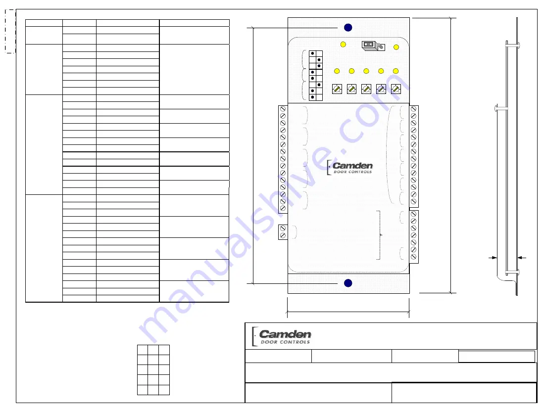 CAMDEN EMF-2 Installation Instructions Manual Download Page 2