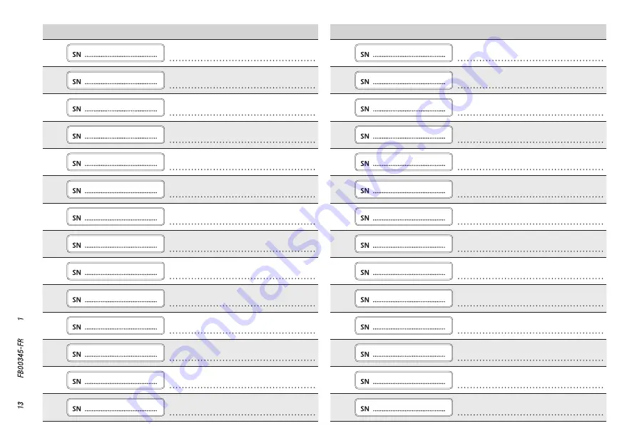 CAME BPT 62700020 Installation Manual Download Page 45