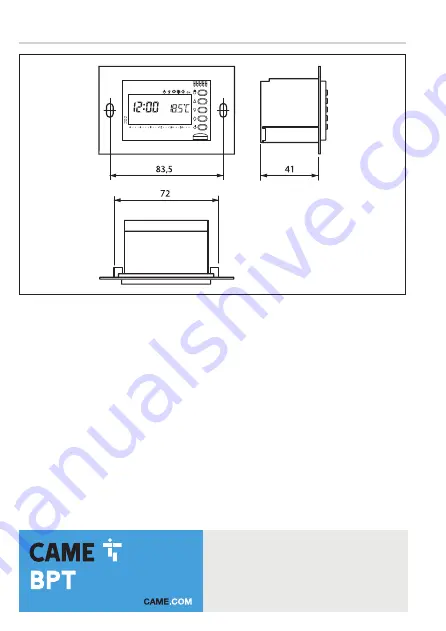 CAME BPT 69405300 Installation And Use Manual Download Page 24