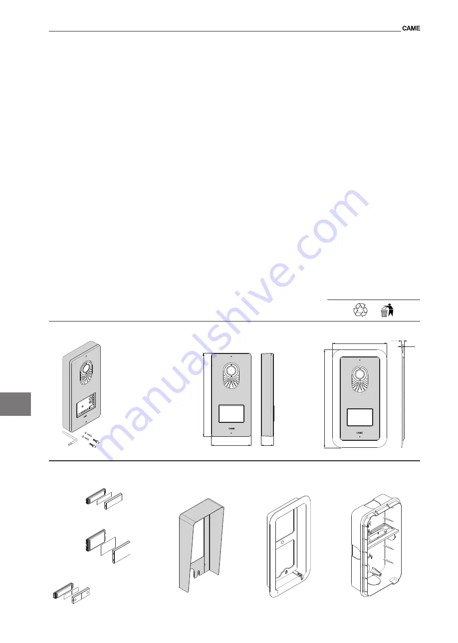 CAME 001CS1PLC0 Installation Manual Download Page 2