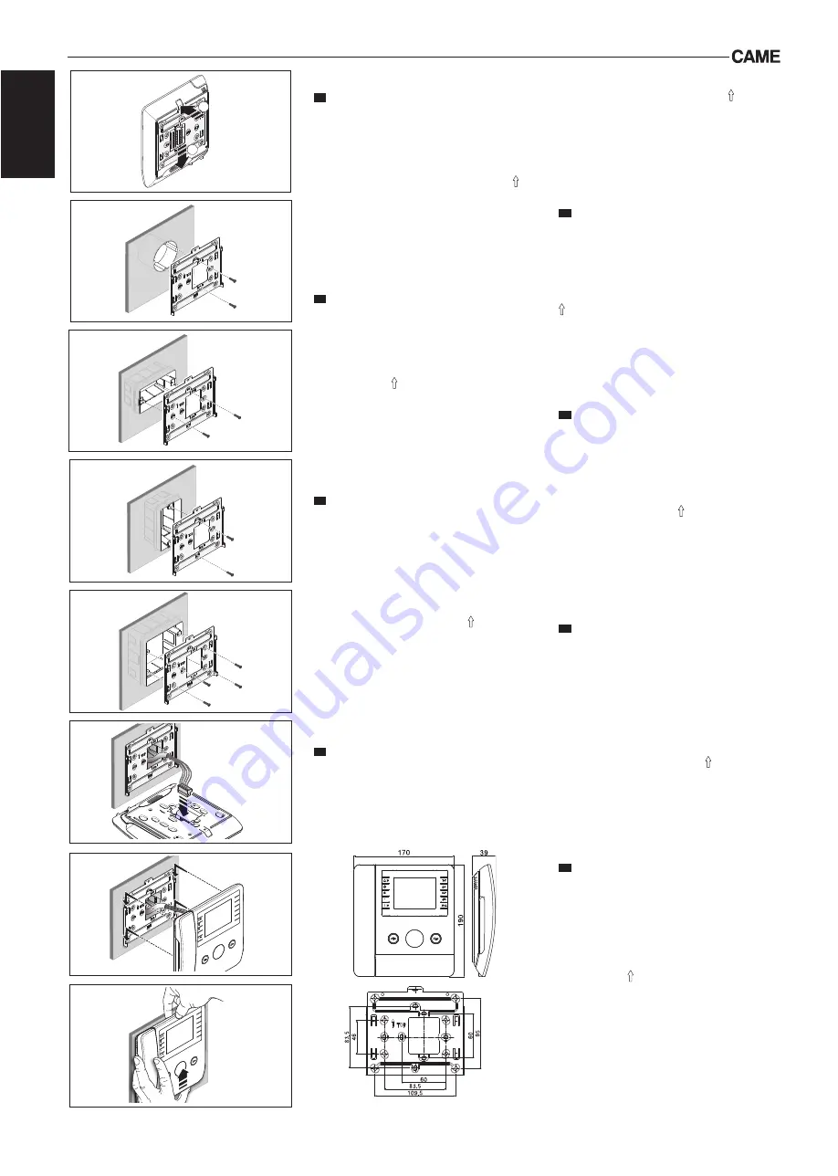 CAME 001CS2PLCO Installation Manual Download Page 4