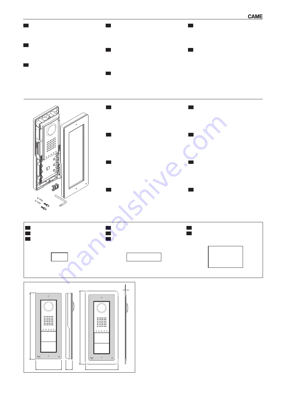 CAME 001DC00EGMA05 Installation Manual Download Page 2