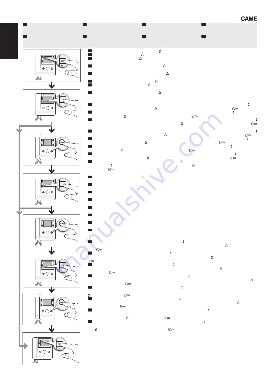 CAME 001DC01EARY Installation Manual Download Page 6