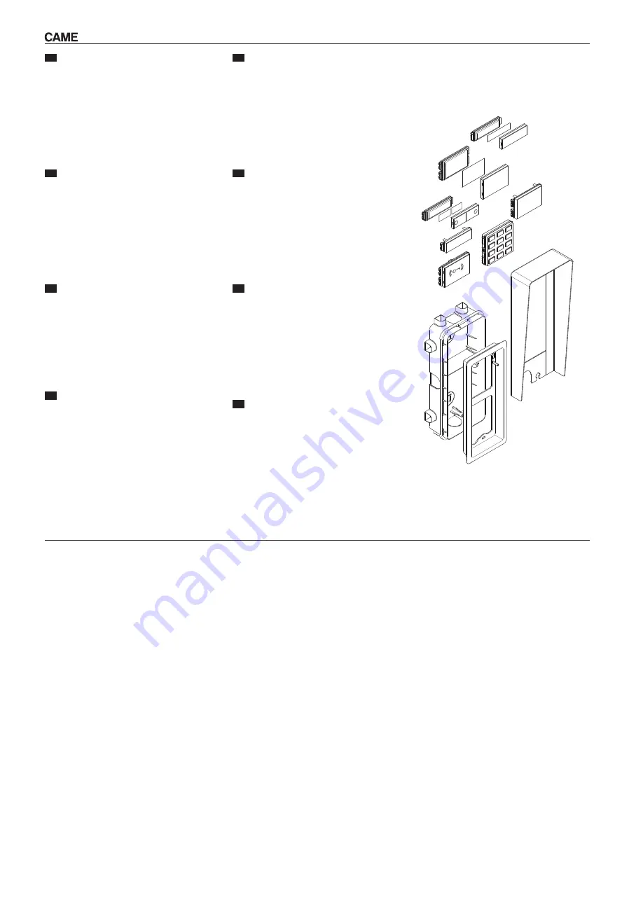 CAME 001DC02ENIGMA Installation Manual Download Page 3