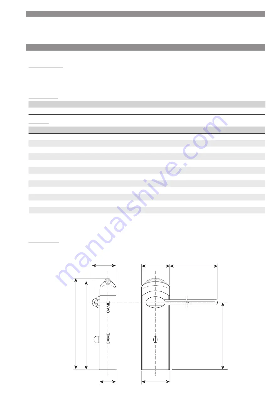 CAME 001G4040EZT Скачать руководство пользователя страница 3