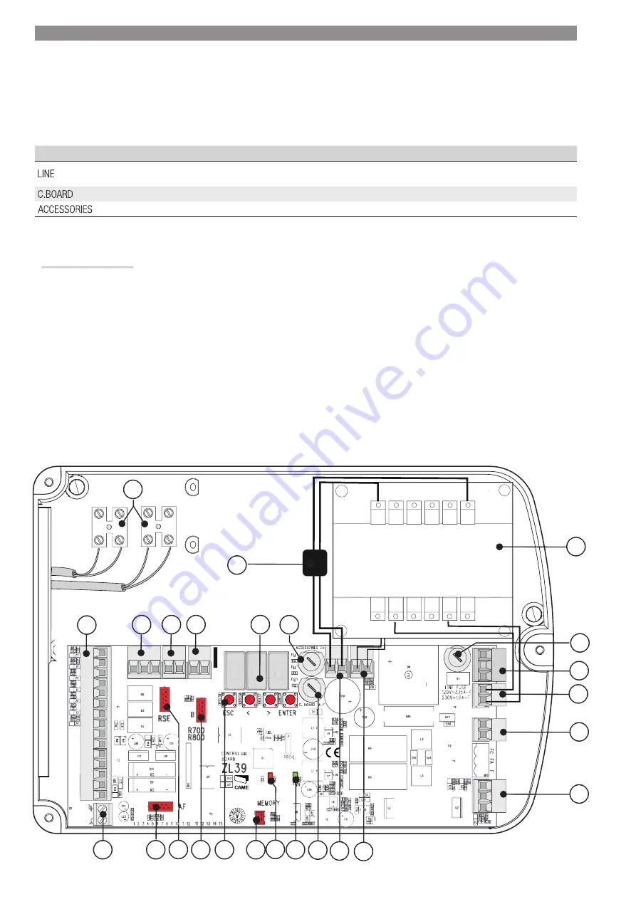 CAME 001G4040EZT Скачать руководство пользователя страница 12