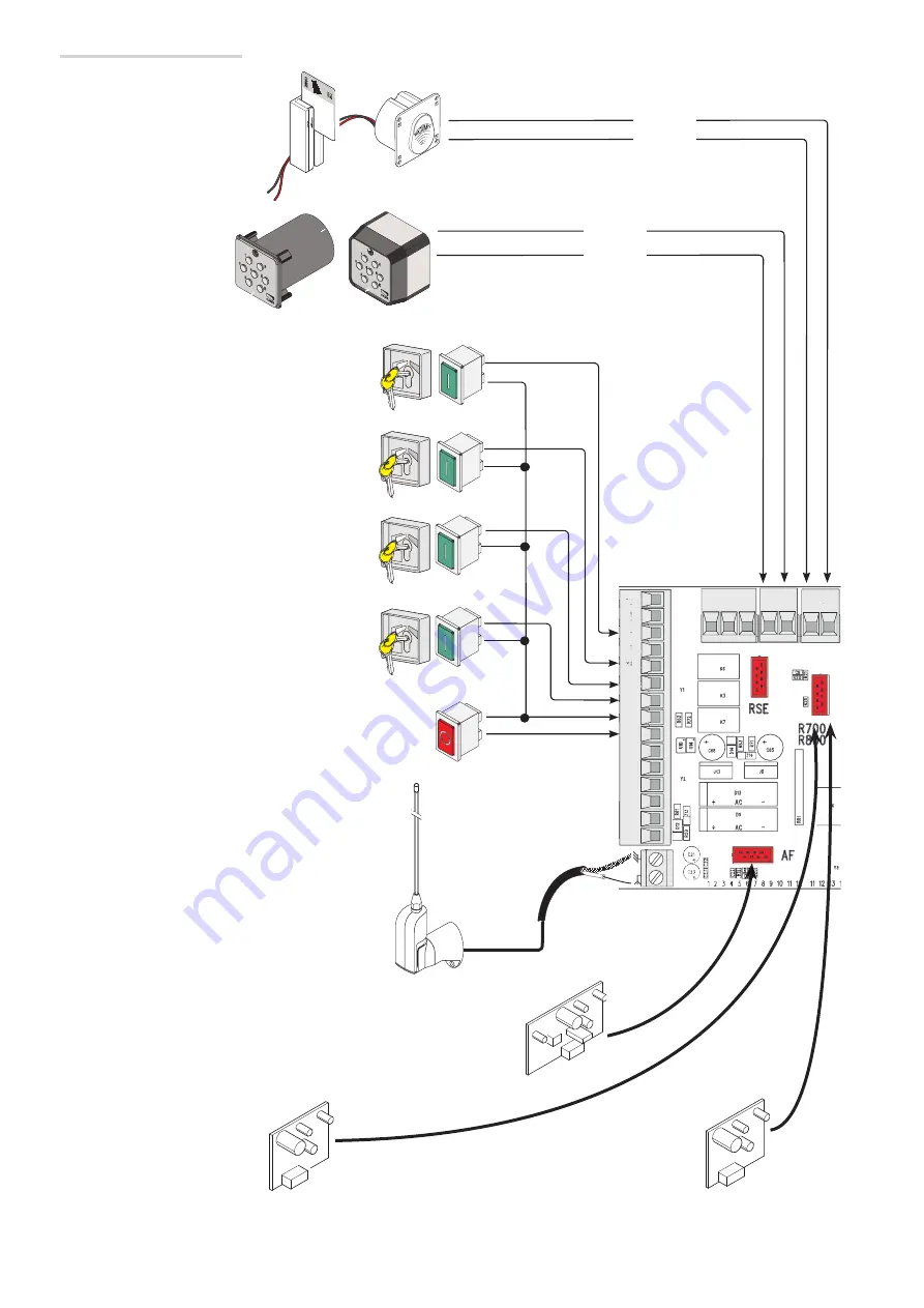 CAME 001G4040EZT Installation Manual Download Page 46