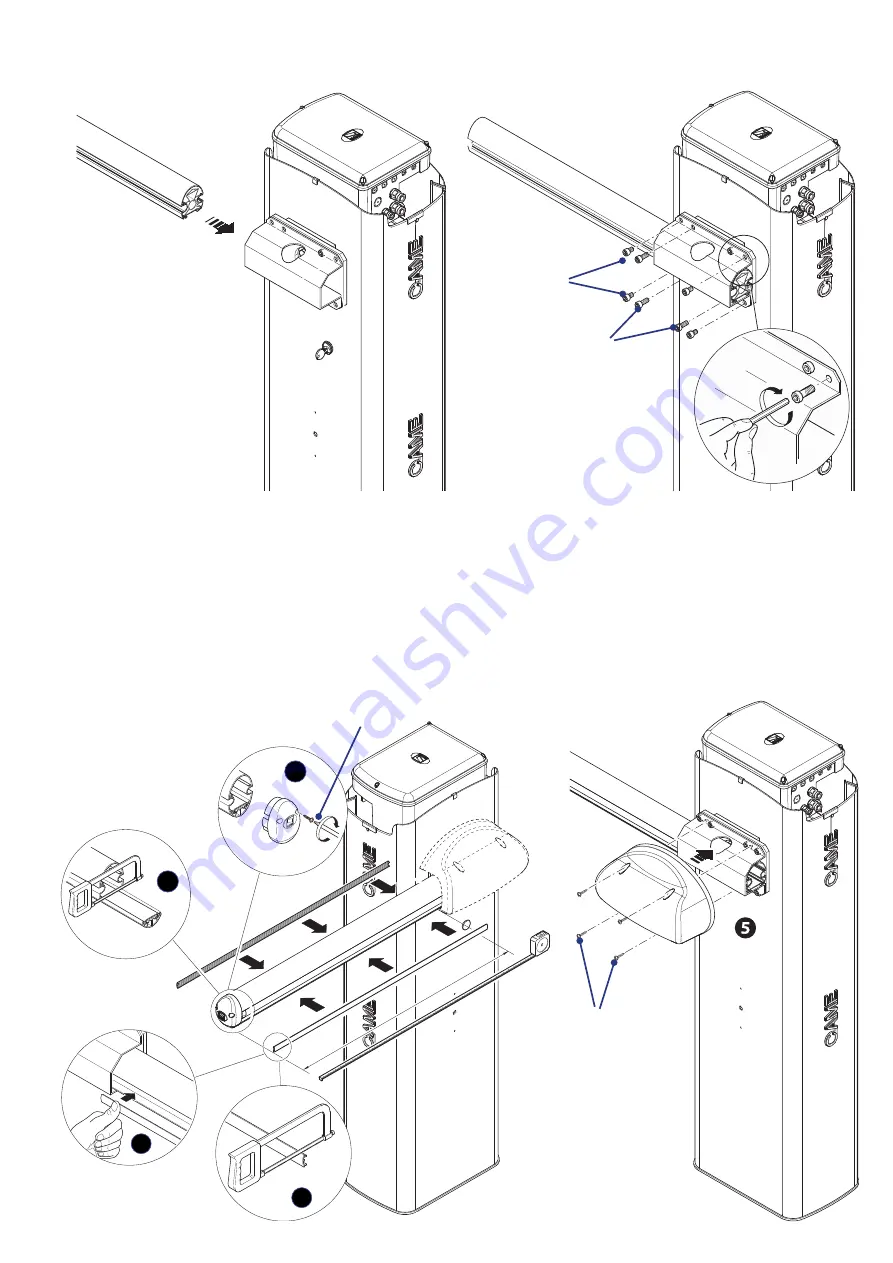 CAME 001G4040EZT Installation Manual Download Page 73