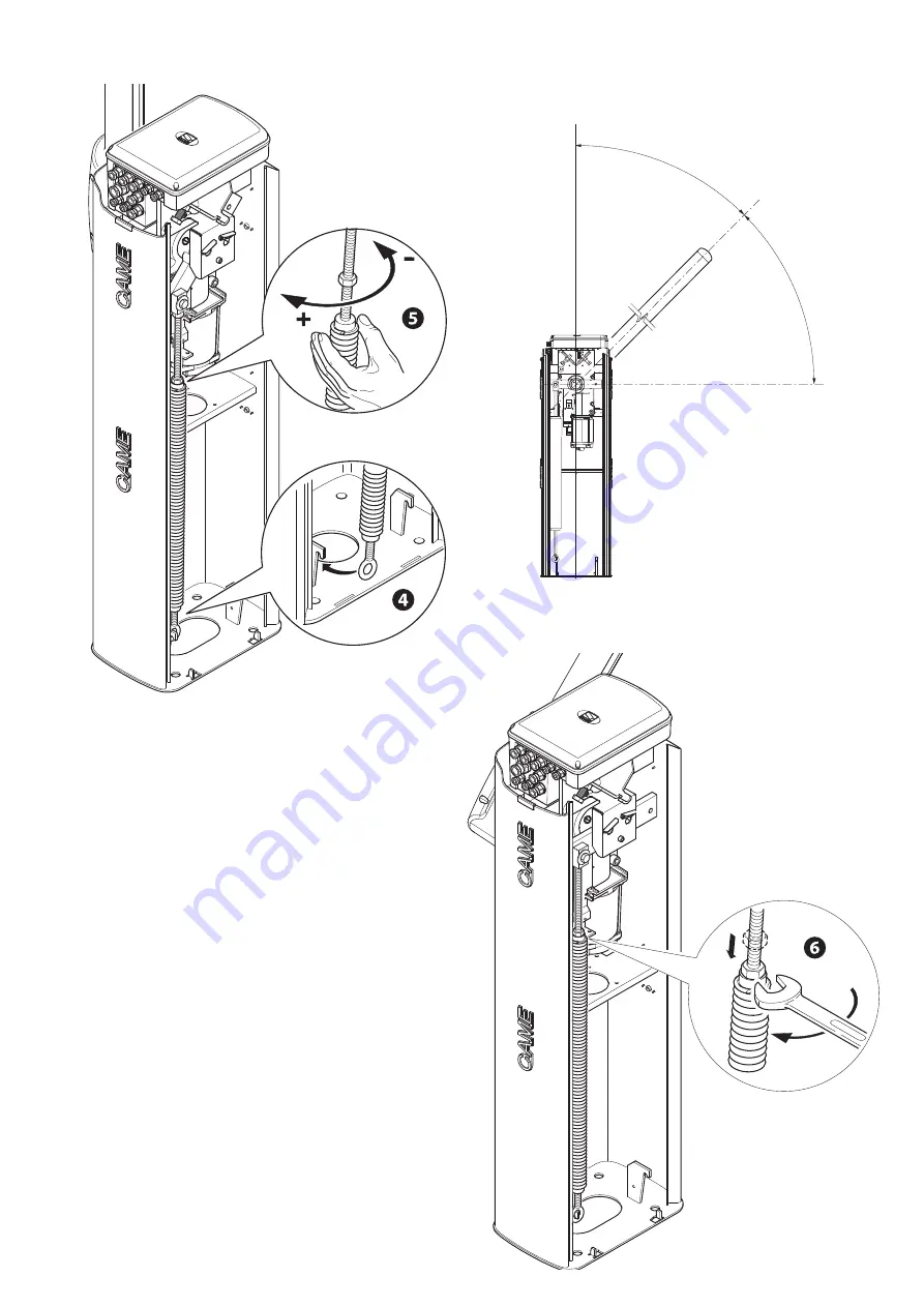 CAME 001G4040EZT Installation Manual Download Page 107