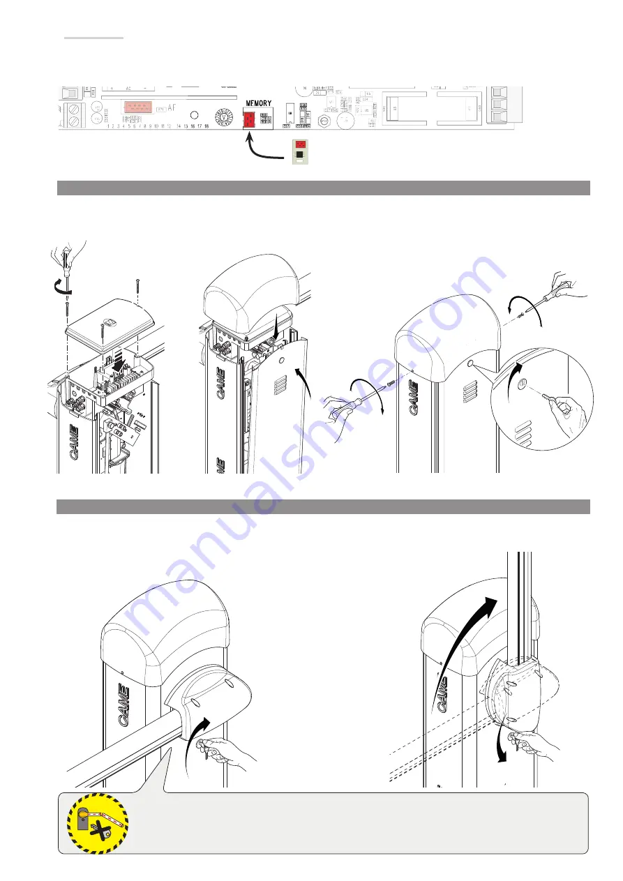 CAME 001G4040EZT Скачать руководство пользователя страница 121