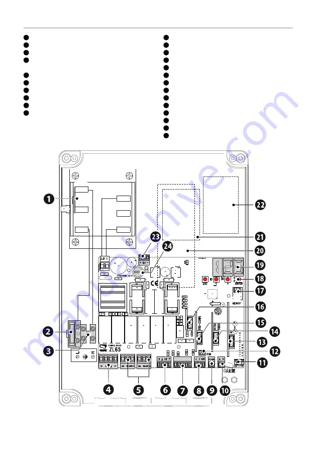 CAME 002ZL65 Installation Manual Download Page 6