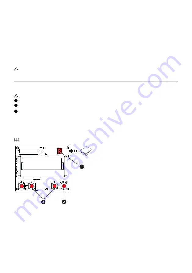 CAME 801QA-0080 Installation Manual Download Page 42