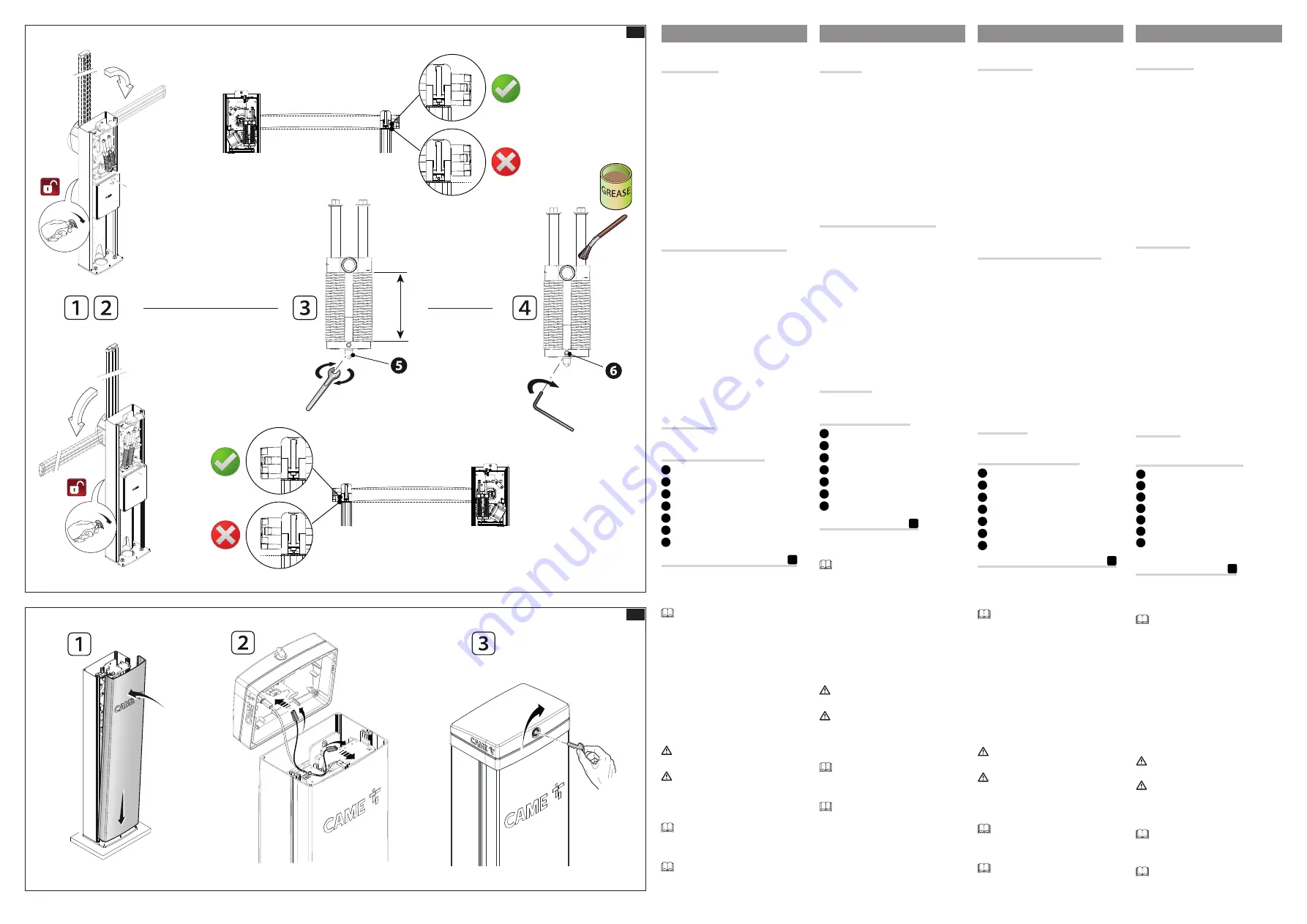 CAME 803XA-0070 Manual Download Page 2