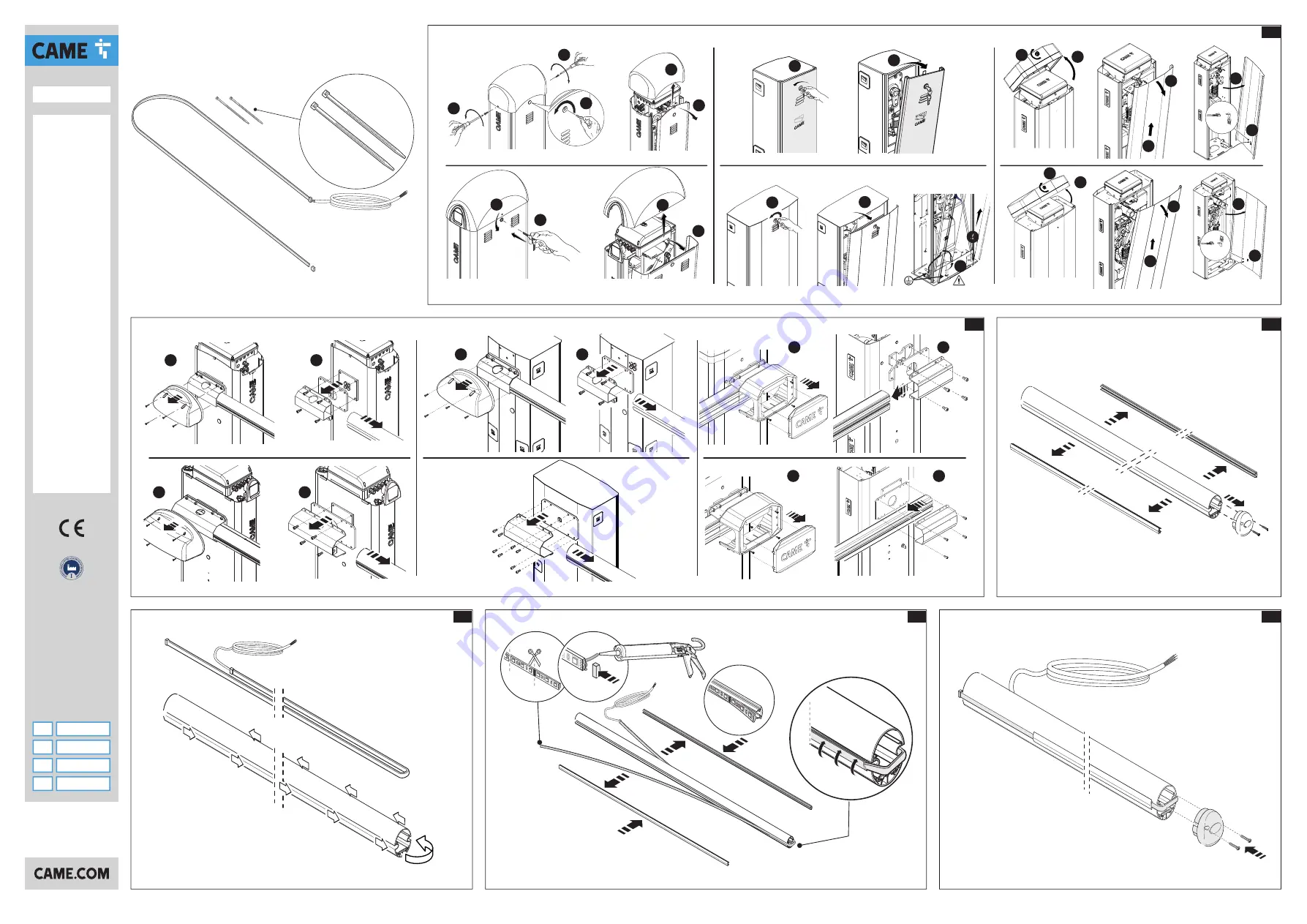 CAME 803XA-0230 Скачать руководство пользователя страница 1