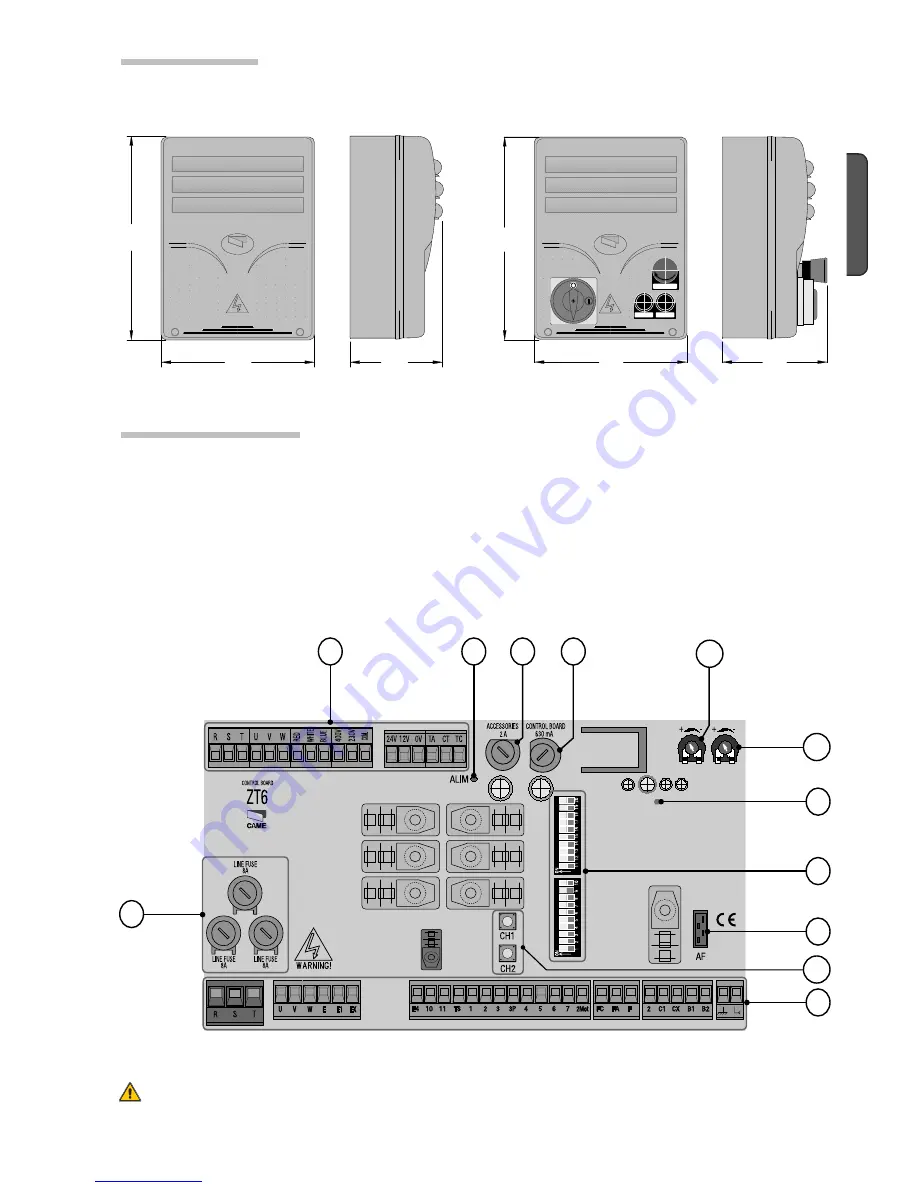 CAME 9T90EN Installation Manual Download Page 3