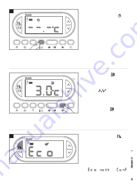 CAME BPT TA/450 Installation And Use Manual Download Page 10