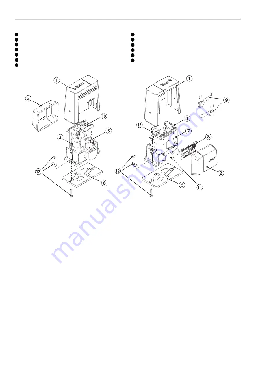 CAME BX708ALS Installation Manual Download Page 6