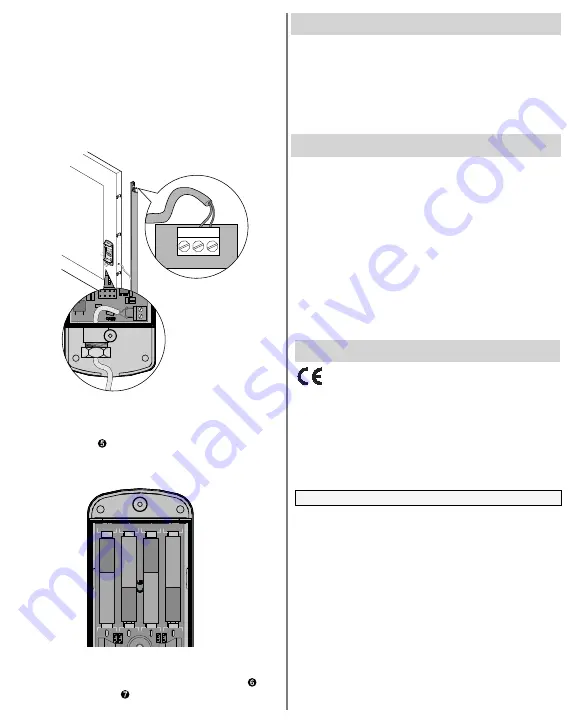 CAME DBS01 Installation Manual Download Page 8