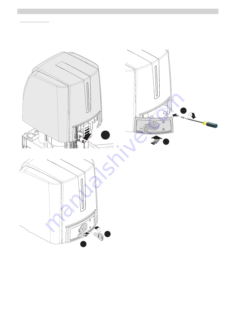 CAME FA40230CB Installation Manual Download Page 27