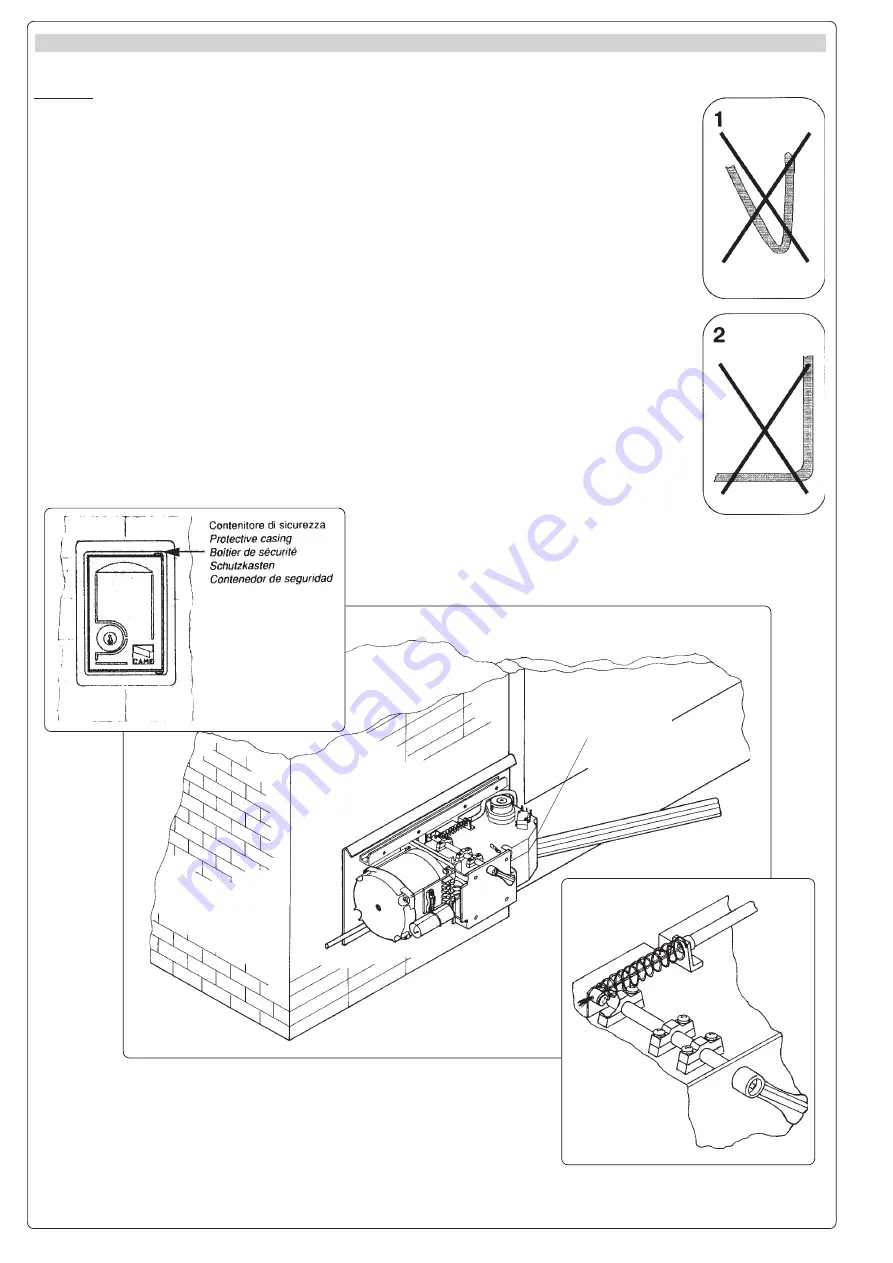 CAME Ferni Series Manaul Download Page 14