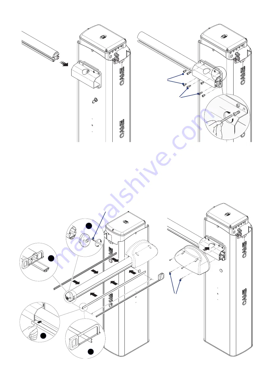 CAME G4040E Installation And Operation Manual Download Page 9