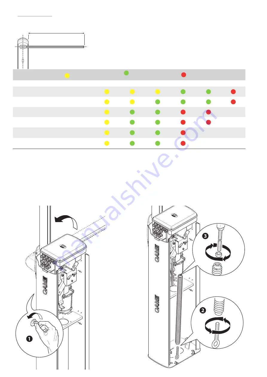 CAME G4040EZT Installation Manual Download Page 42