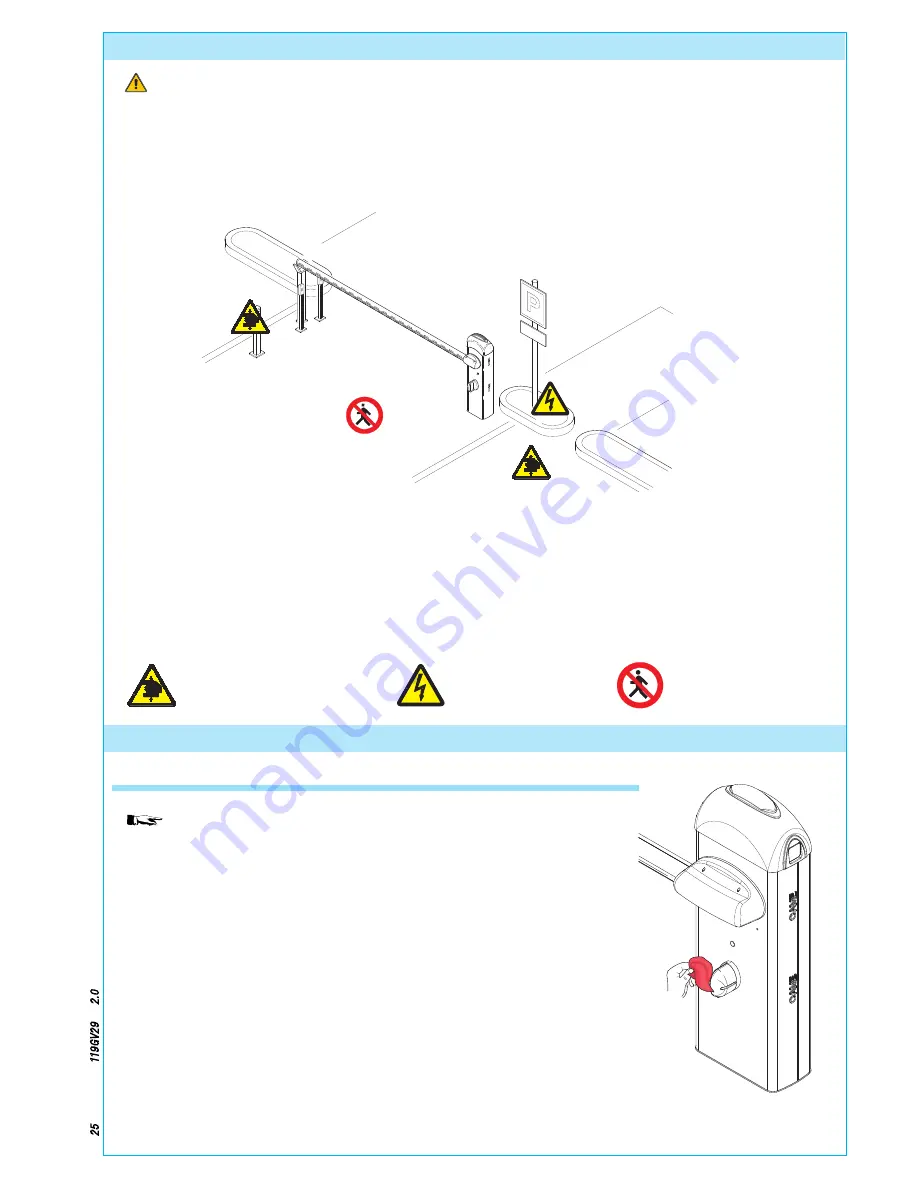 CAME G4140ZU Installation Manual Download Page 25