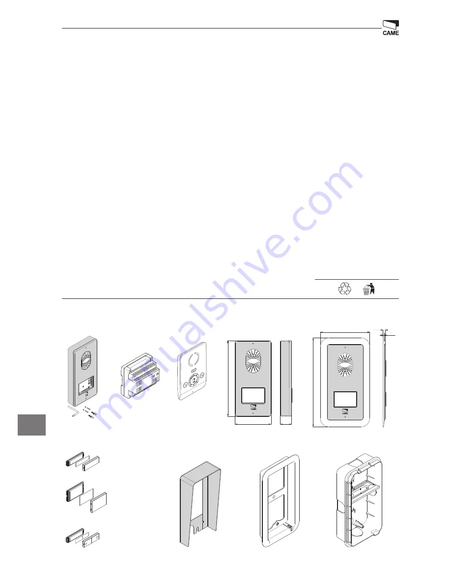 CAME PLACO-C Installation Manual Download Page 14