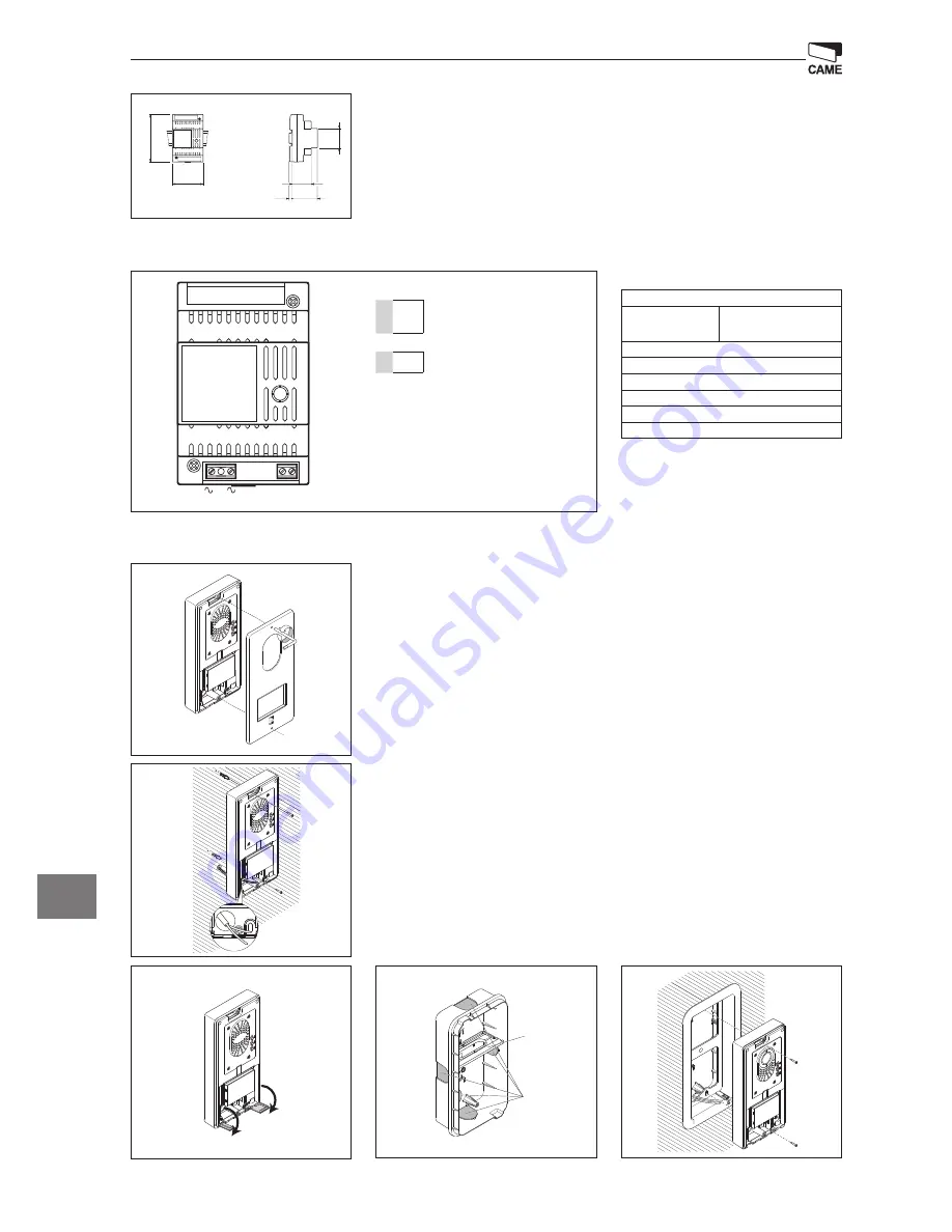 CAME PLACO-C Installation Manual Download Page 16