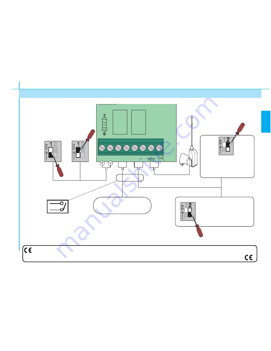 CAME re432tw Installation Manual Download Page 3